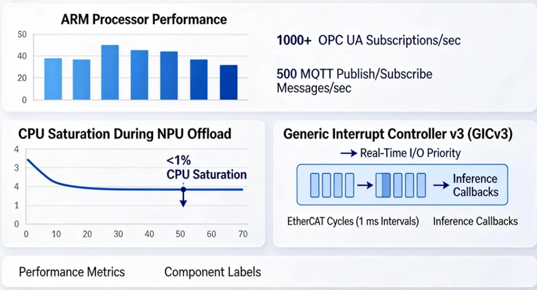 Heterogeneous ARM-NPU Architectures: Quantifying 108 TOPS INT8 Throughput and Memory Bandwidth for Multi-Channel Industrial Inference